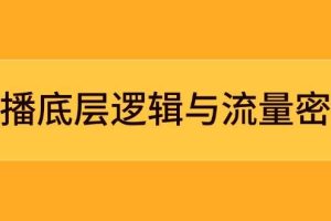 （14695期）直播底层逻辑与流量密码：定位模型+案例拆解，急速流承接与数据优化全攻略