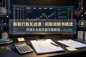 （19255期）付费文章：新股打新实战课｜招股说明书精读，存储企业基本面完整解读