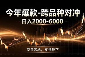 （19179期）全新跨品种对冲模式上线！日稳定盈利 2000-6000，合规长久可批量放大