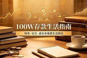 （19121期）付费文章：100W存款生活指南，如何从财务、社交、成长等维度规划自己的生活