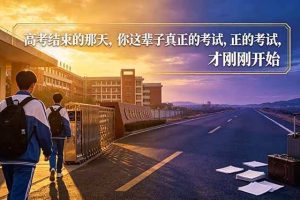 （18968期）付费文章：高考结束的那天，你这辈子真正的考试，才刚刚开始