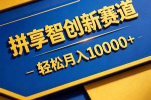（18464期）拼多多享智创新赛道，卖一切可以通过网盘链接交付的虚拟商品，轻松月入10000＋
