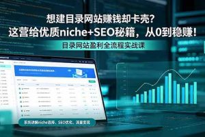 （18360期）想建目录网站赚钱却卡壳？这营给优质 niche+SEO 秘籍，从 0 到稳赚！