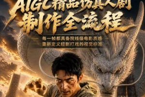 AIGC精品仿真人剧豢龙人全流程制作解析2026，国风仿真人创作+打斗剧情+人设编排，一站式AI短剧入门