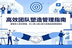 高效团队塑造管理指南：重塑员工责任思维，识人用人凝心聚力实现业绩持续增长