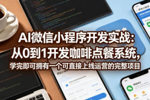 AI微信小程序开发实战：从0到1开发咖啡点餐系统，学完即可拥有一个可直接上线运营的完整项目