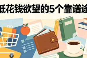 付费文章：降低花钱欲望的5个靠谱途径