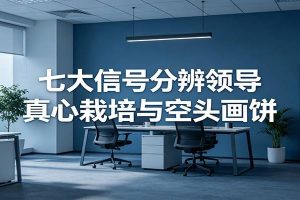付费文章《七大信号分辨领导真心栽培与空头画饼》读懂管理背后人性逻辑