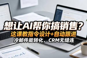 想让AI帮你搞销售？这课教指令设计+自动跟进，冷邮件能转化，CRM无缝连！【原创双语字幕】