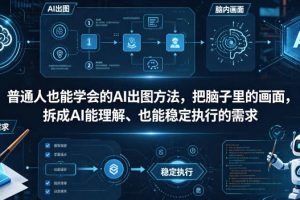 普通⼈也能学会的AI出图⽅法，把脑子里的画面，拆成AI能理解、也能稳定执行的需求【文档】
