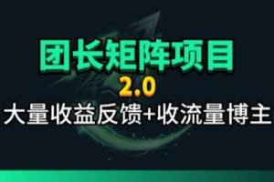 【团长合作2.0】视频矩阵项目_招发手矩阵+剪辑师，共赢项目【揭秘】