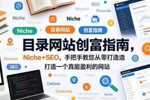 目录网站创富指南，Niche+SEO，手把手教您从零打造打造一个真能盈利的网站【原创双语字幕】