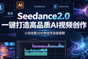 Seedance2.0一键打造高品质AI视频创作，小白也能10分钟出专业级视频