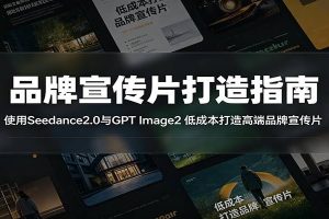 品牌宣传片打造指南：使用Seedance2.0与GPT Image2 低成本打造高端品牌宣传片