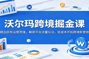 沃尔玛跨境掘金课：跳出原有运营思维，解锁平台流量玩法，低成本开拓跨境新营收
