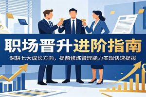 职场晋升进阶指南：深耕七大成长方向，提前修炼管理能力实现快速提拔
